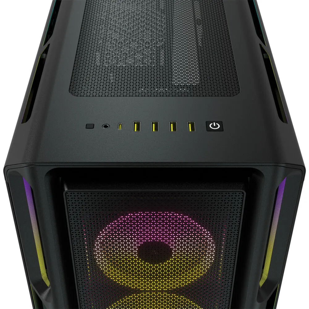 Case Corsair iCUE 5000T RGB, Mid-Tower, ATX, black, CC-9011230-CN