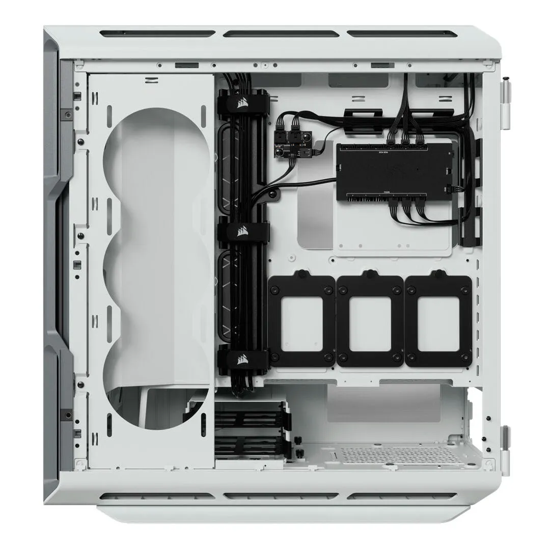 Case Corsair iCUE 5000T RGB, Mid-Tower, ATX, white, CC-9011231-CN