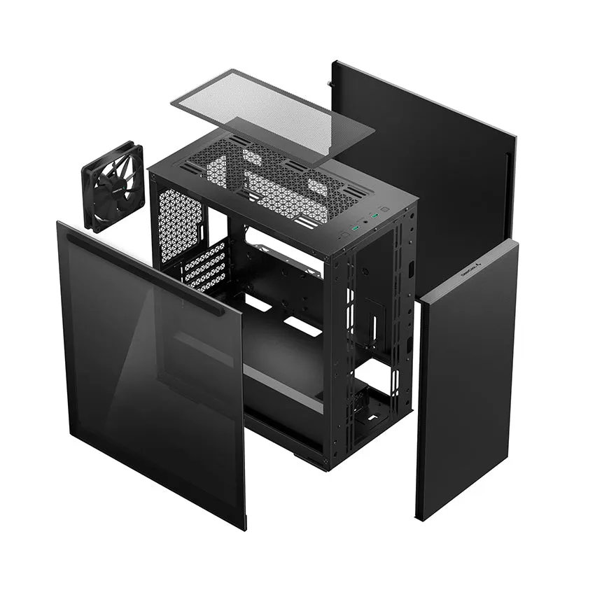 Case DeepCool Macube 110, Mini Tower, black