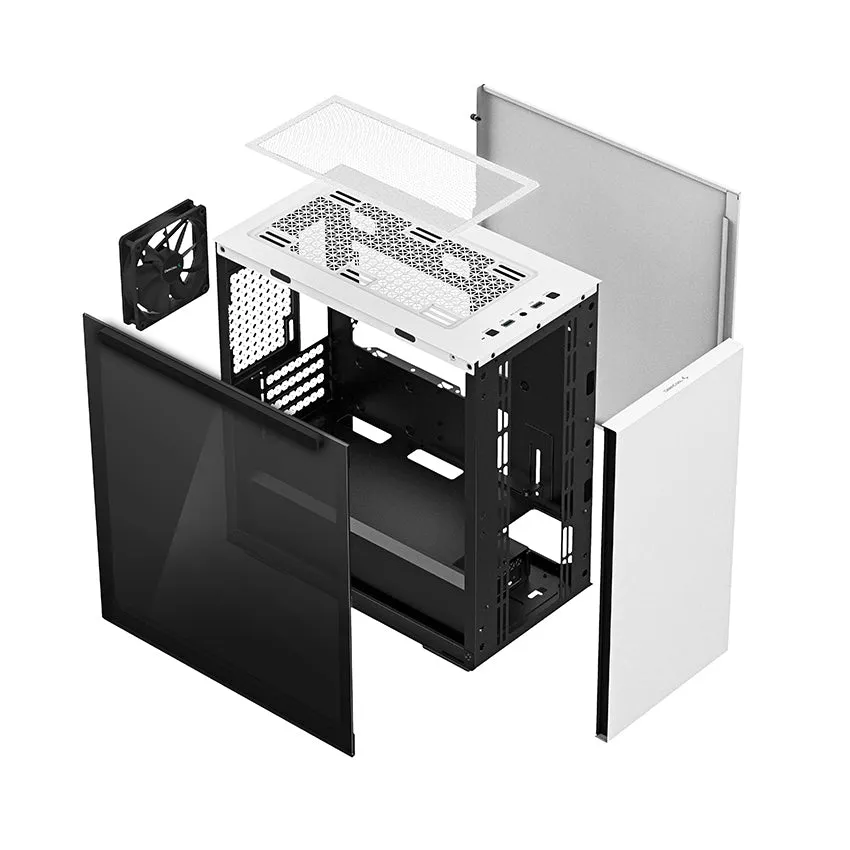 Case DeepCool Macube 110, Mini Tower, white