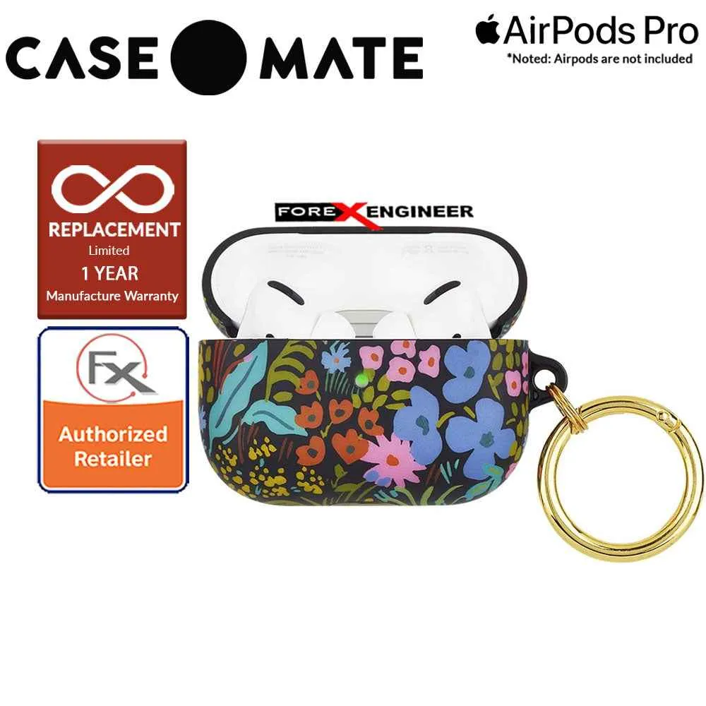 Case Mate Rifle Paper for Airpods Pro - Meadow with Gold Circular Ring ( Barcode : 846127191128 )