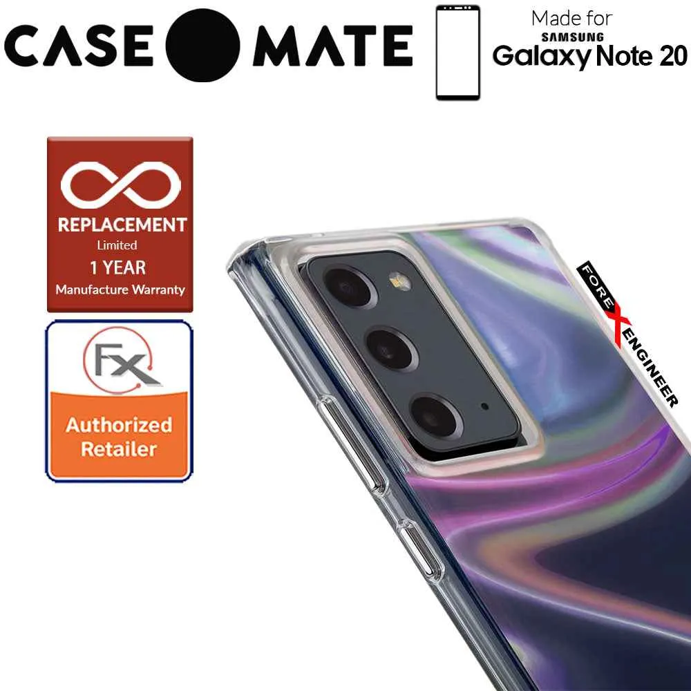 Case Mate Soap Bubble for Samsung Galaxy Note 20 5G - with Micropel antimicrobial protection ( Iridescent ) ( Barcode : 846127195195 )