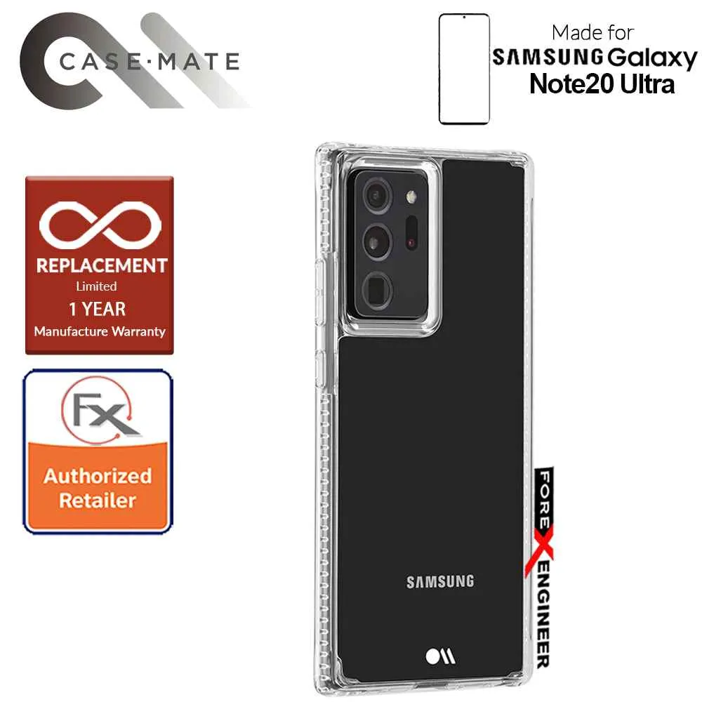 Case Mate Tough Clear Plus for Samsung Galaxy Note 20 Ultra 5G 2020 - with Micropel antimicrobial protection ( Clear ) ( Barcode : 846127195287 )