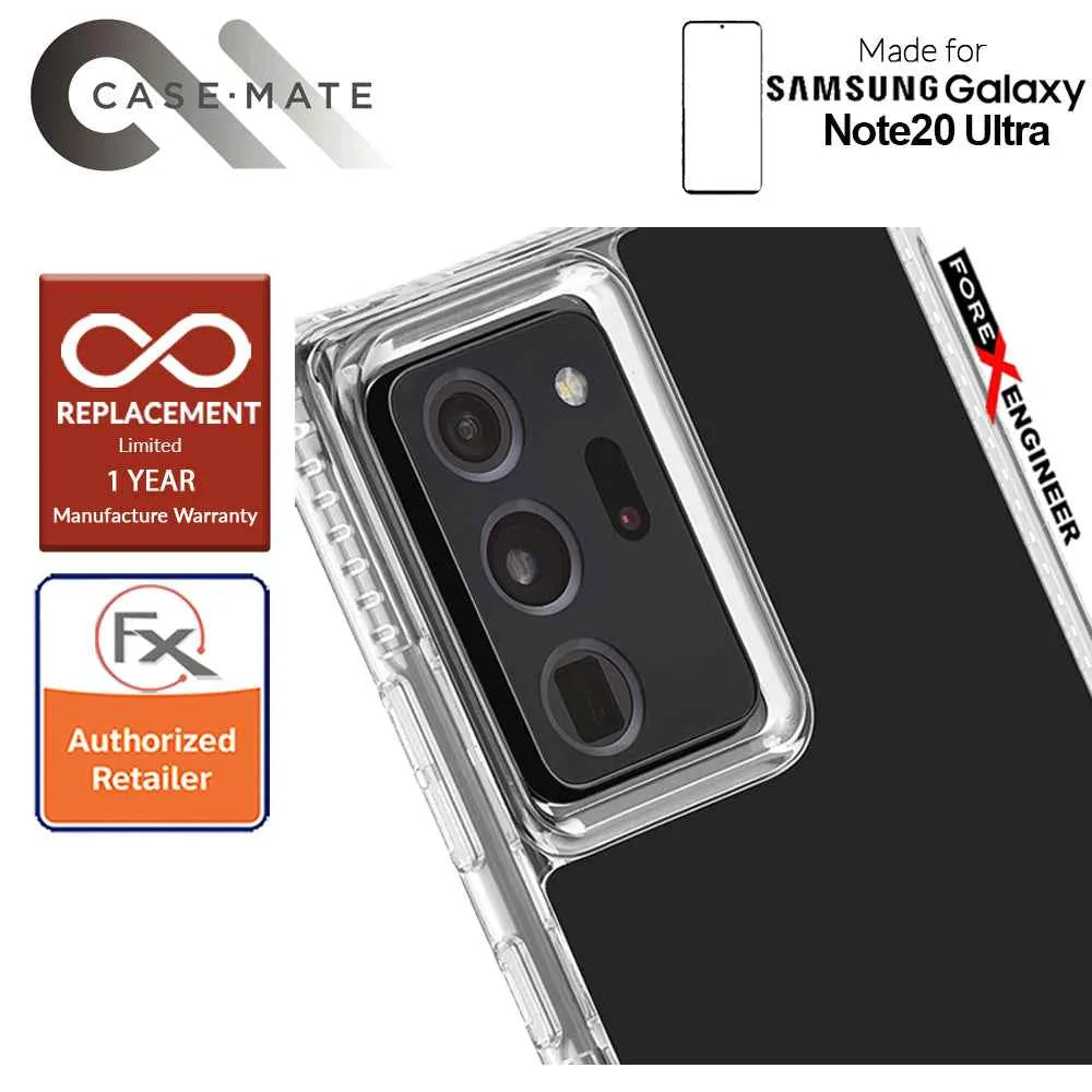 Case Mate Tough Clear Plus for Samsung Galaxy Note 20 Ultra 5G 2020 - with Micropel antimicrobial protection ( Clear ) ( Barcode : 846127195287 )