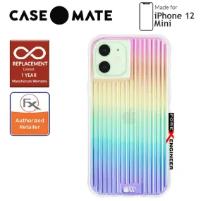 Case Mate Tough Groove for iPhone 12 Mini 5G 5.4" - Iridescent with MicroPel (Barcode: 846127196543)