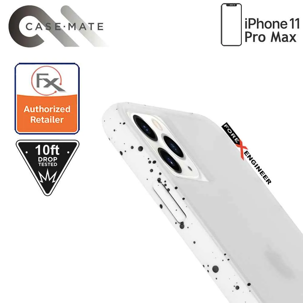Case-Mate Tough Speckled for iPhone 11 Pro Max - White