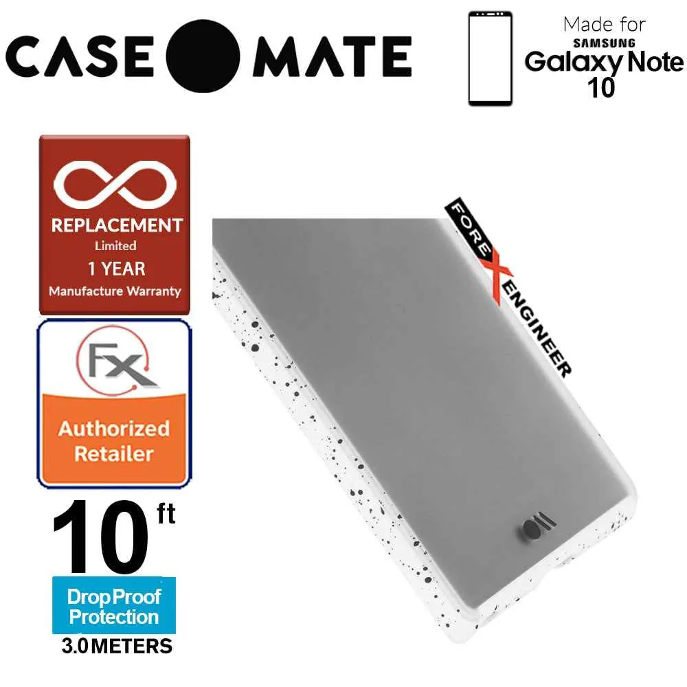 Case Mate Tough Speckled for Samsung Galaxy Note 10 - White