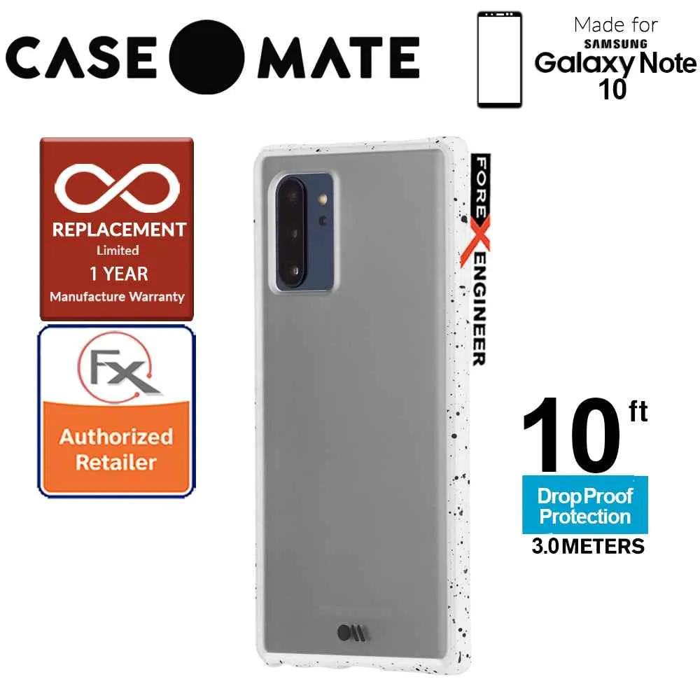 Case Mate Tough Speckled for Samsung Galaxy Note 10 - White