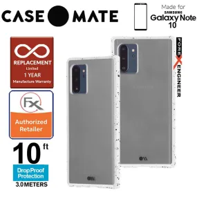 Case Mate Tough Speckled for Samsung Galaxy Note 10 - White