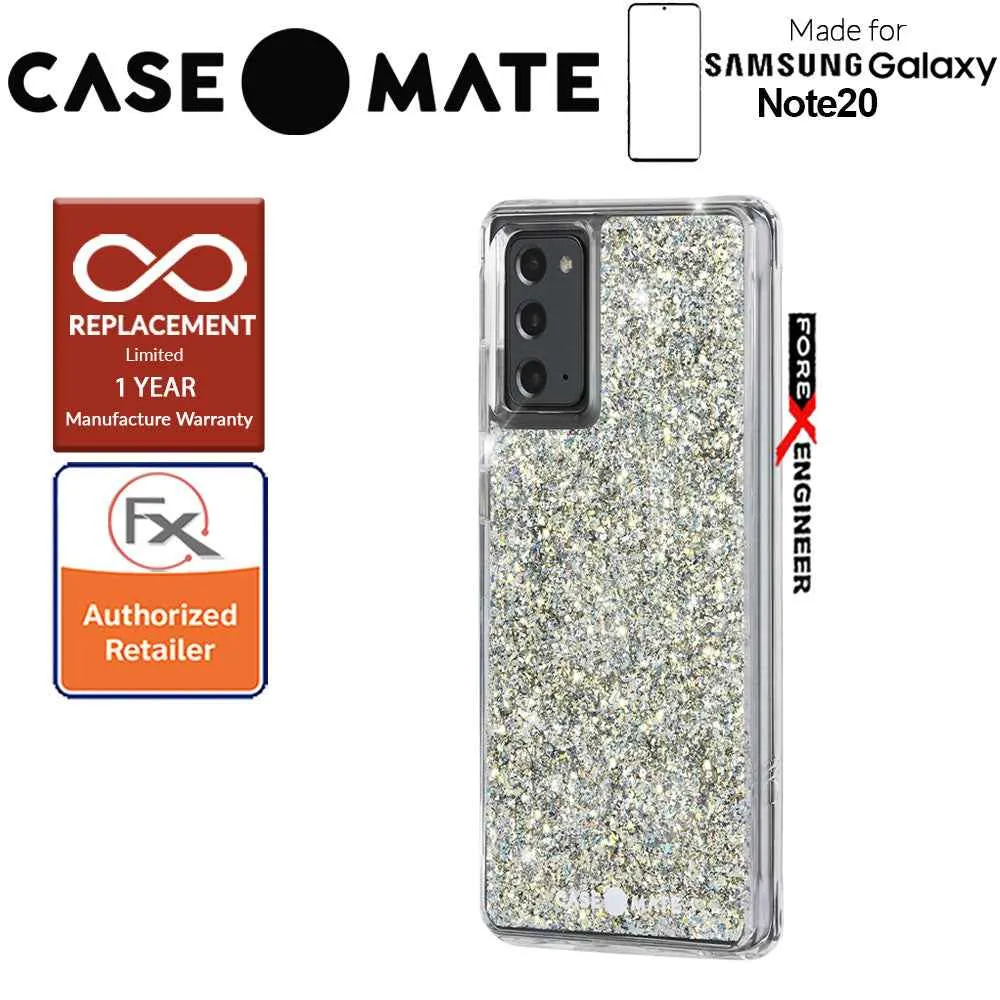 Case Mate Twinkle for Samsung Galaxy Note 20 5G 2020 - with Micropel antimicrobial protection - Stardust Color ( Barcode : 846127195225 )