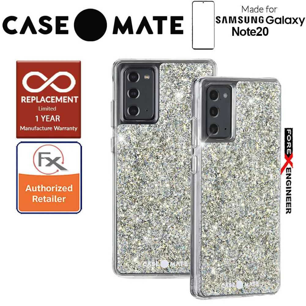 Case Mate Twinkle for Samsung Galaxy Note 20 5G 2020 - with Micropel antimicrobial protection - Stardust Color ( Barcode : 846127195225 )