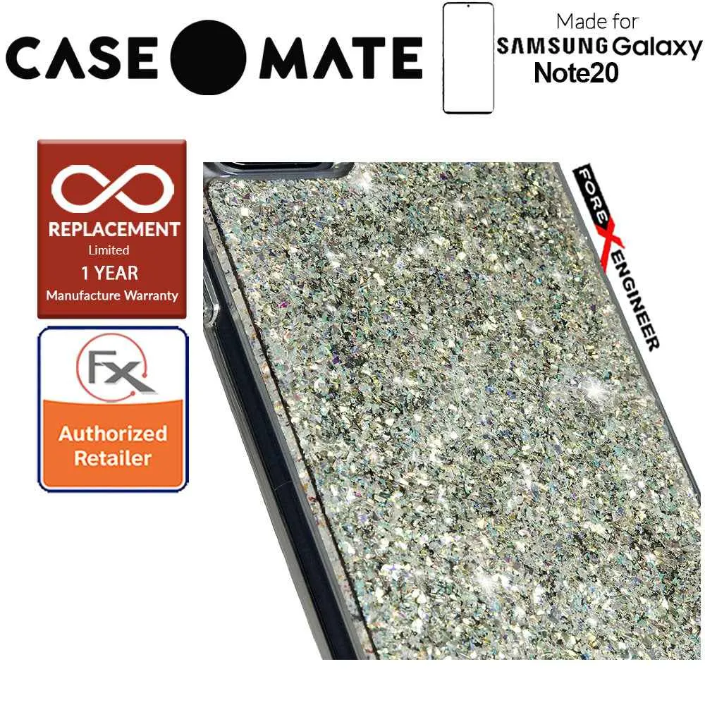 Case Mate Twinkle for Samsung Galaxy Note 20 5G 2020 - with Micropel antimicrobial protection - Stardust Color ( Barcode : 846127195225 )