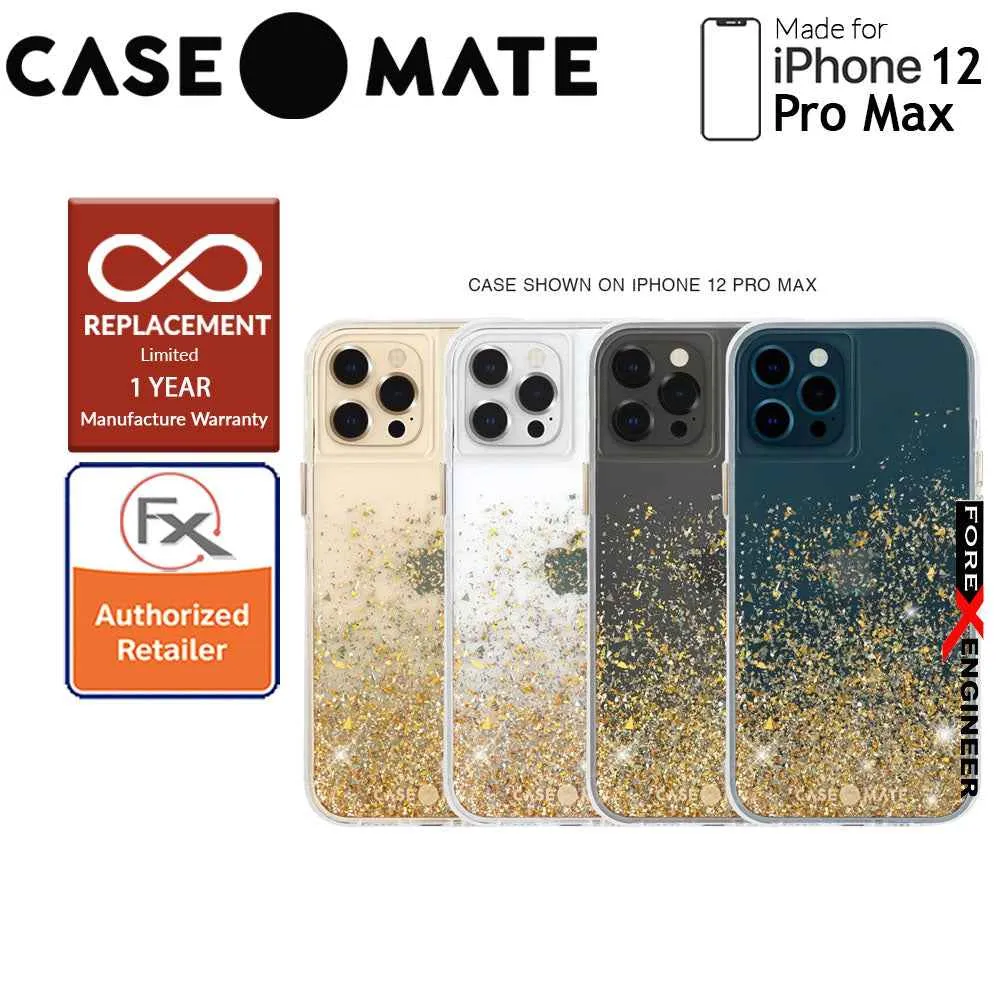 Case Mate Twinkle Ombré with MicroPel for iPhone 12 Pro Max 5G 6.7" -  Gold (Barcode : 846127198059 )