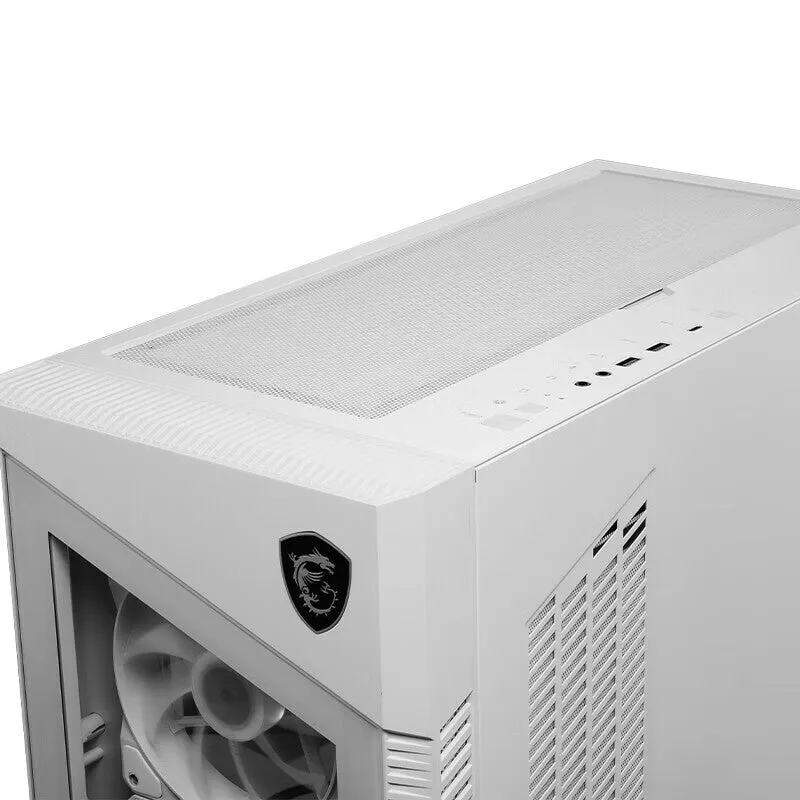 Case MSI MPG VELOX 100R WHITE, Mid Tower, white