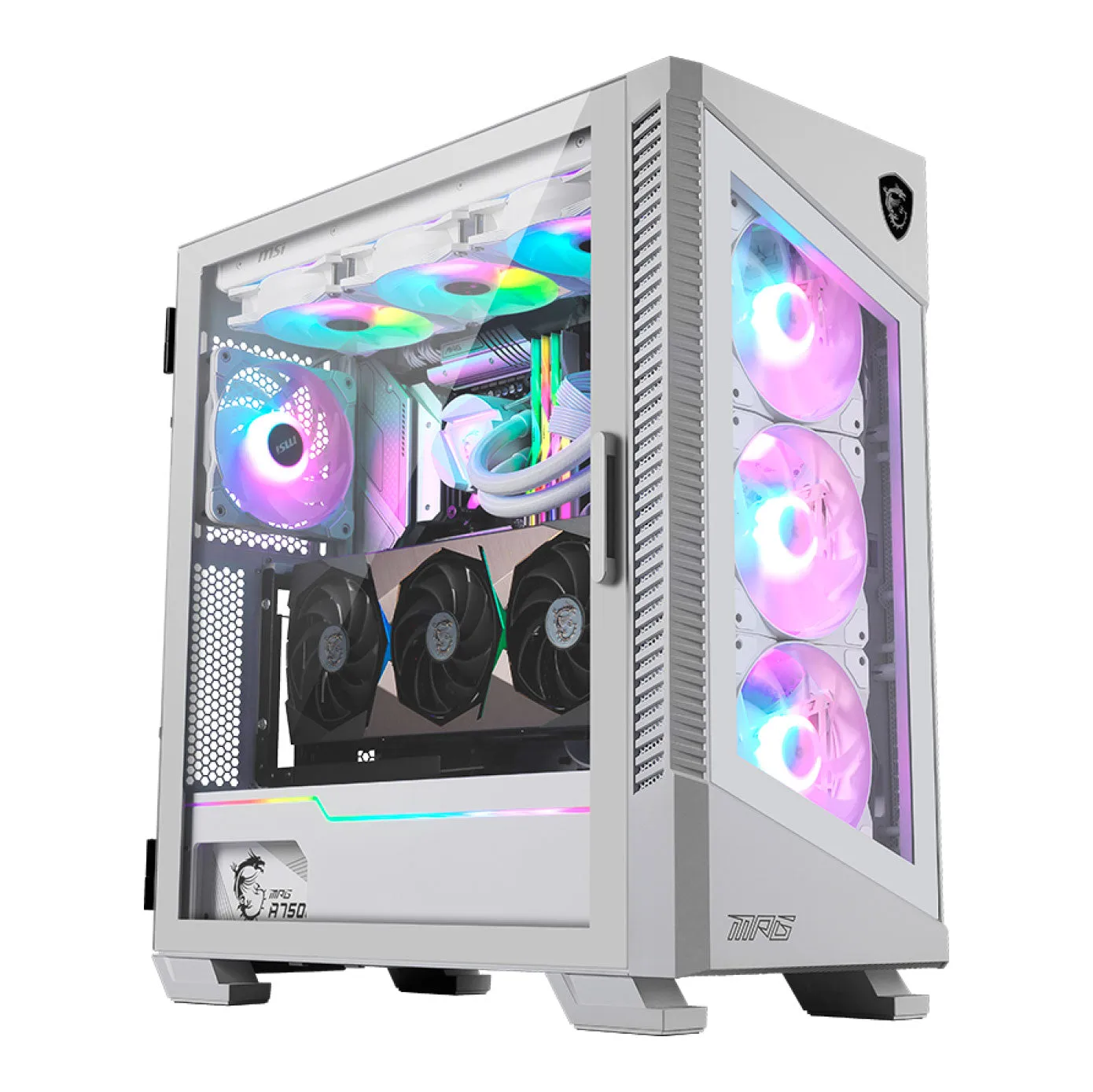 Case MSI MPG VELOX 100R WHITE, Mid Tower, white