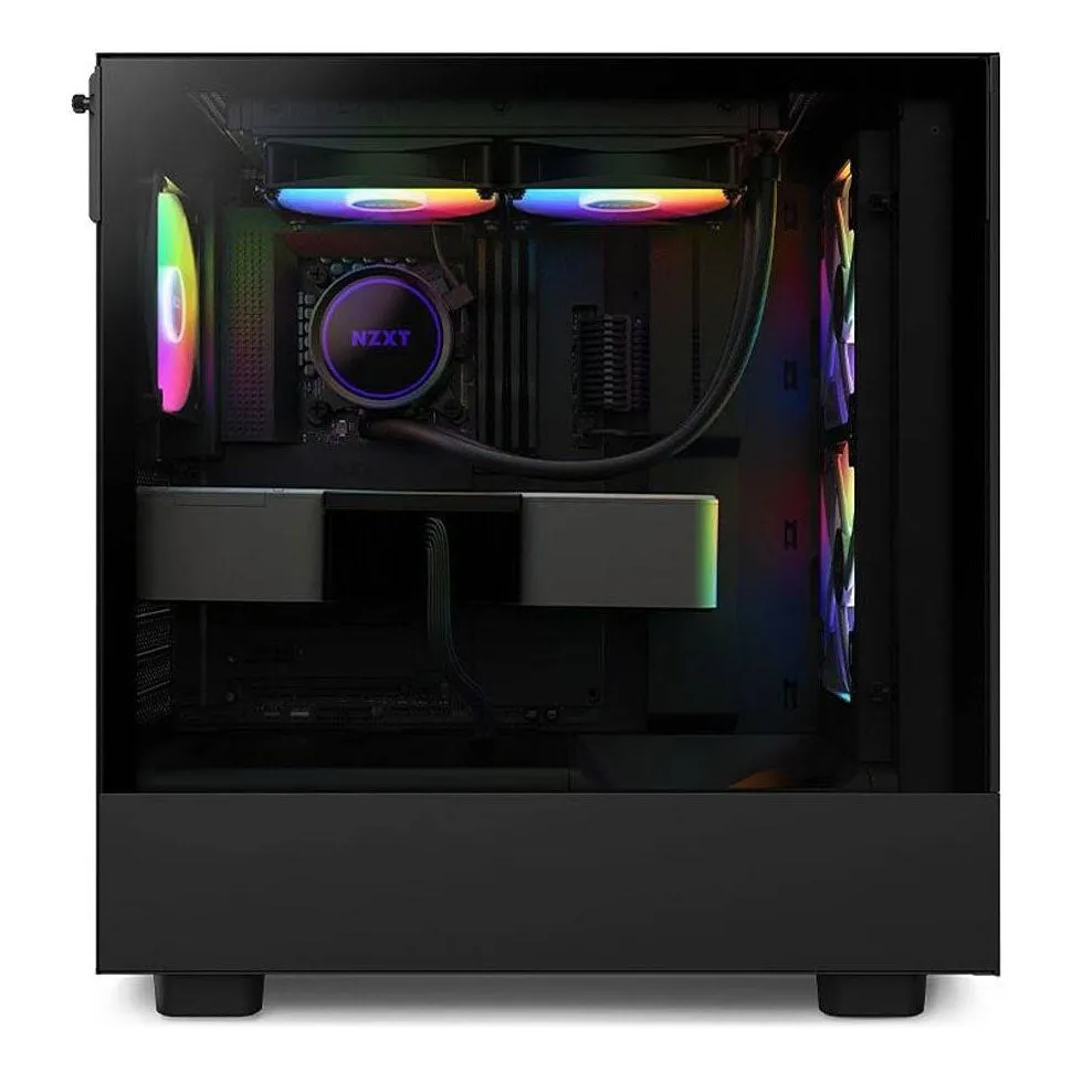 Case NZXT H5 Flow RGB, Mid Tower, black