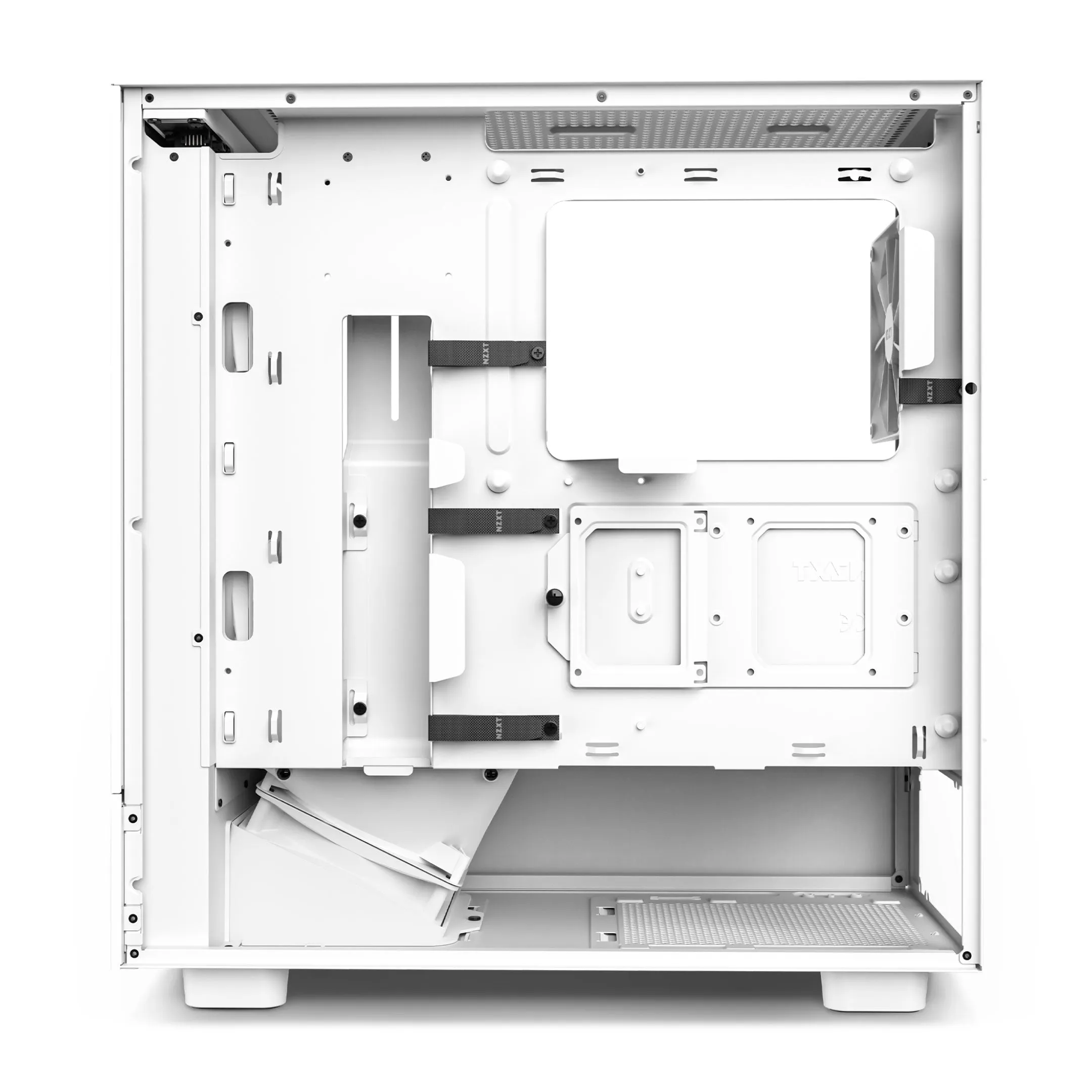 Case NZXT H5 Flow RGB, Mid Tower, white