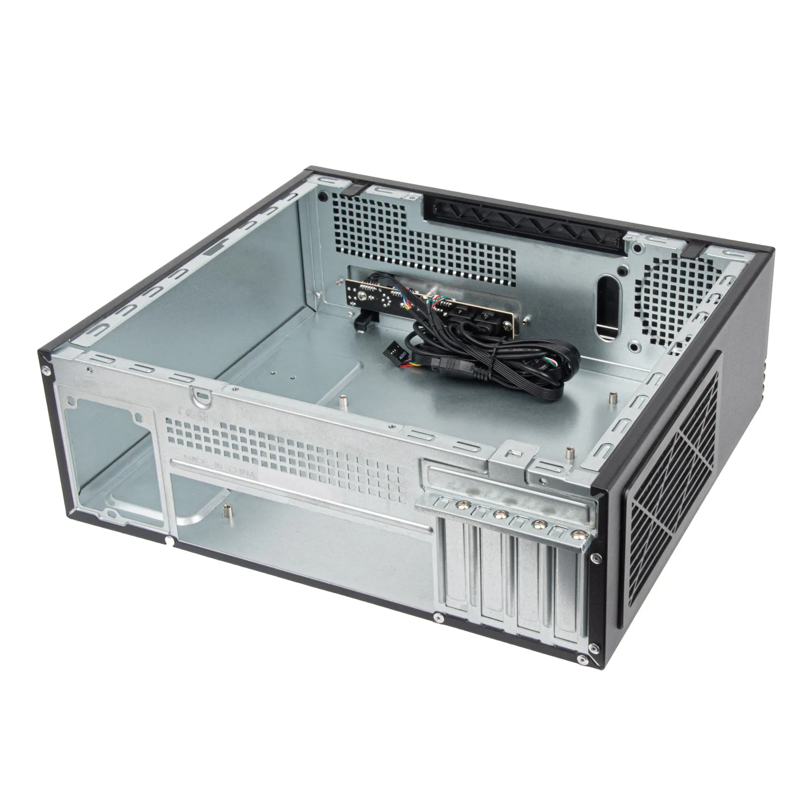 Case SilverStone Milo 11, Slim Desktop, SST-ML11B, black
