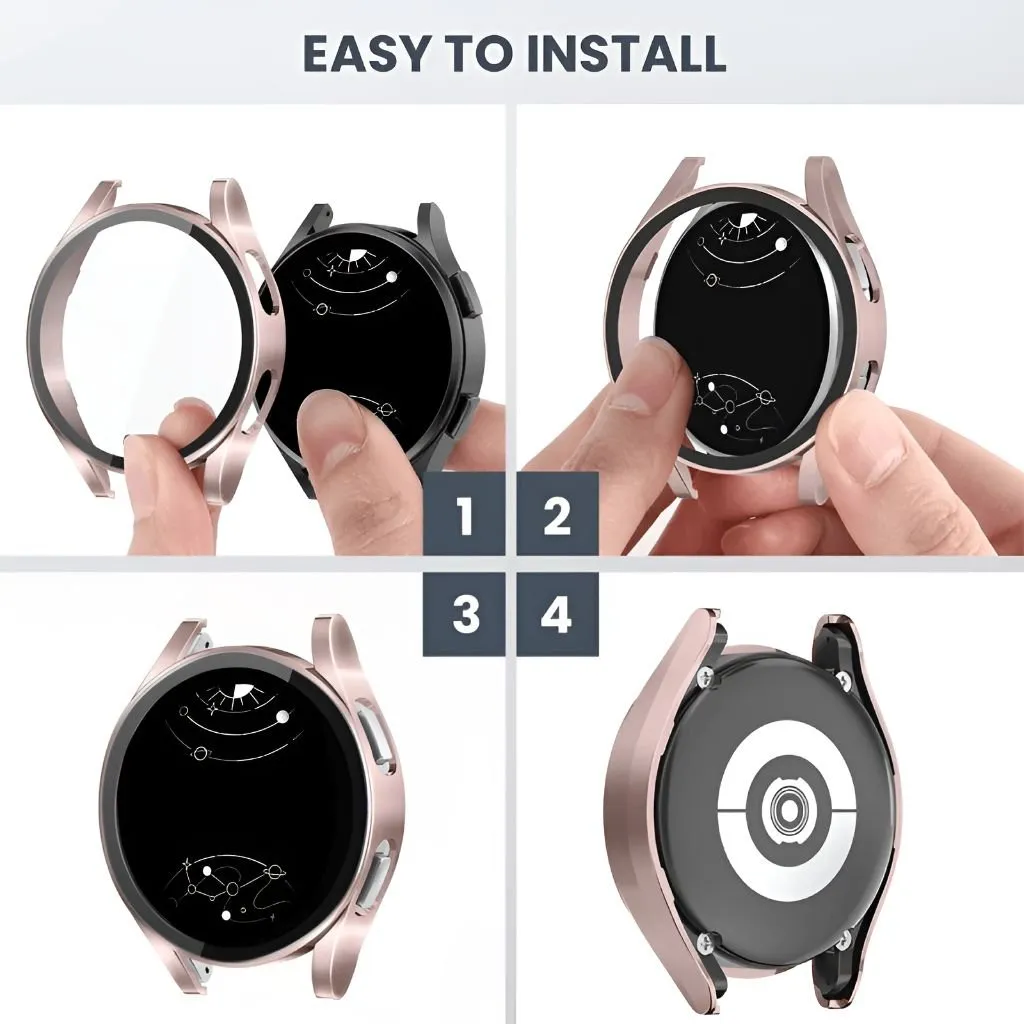 Ceu Shockproof Galaxy Watch Case With Screen Protector