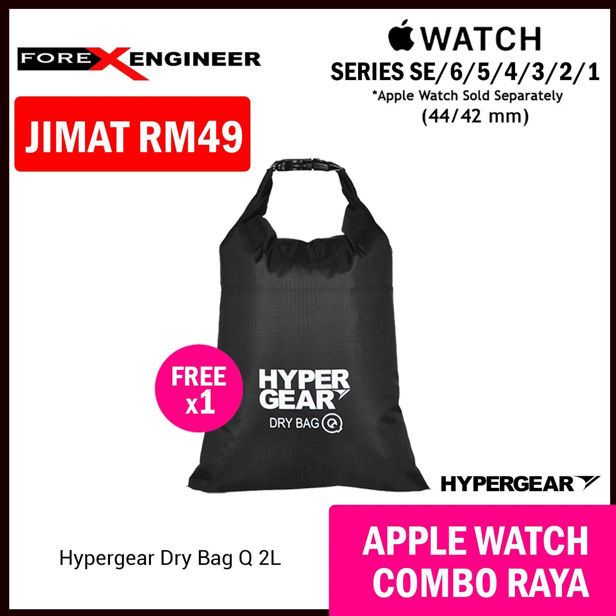 COMBO RAYA Hoda Rough Case   UAG [U] Dot Silicone Strap for Apple Watch Series SE - 6 - 5 - 4 - 3 - 2 - 1 ( 42mm - 44mm )