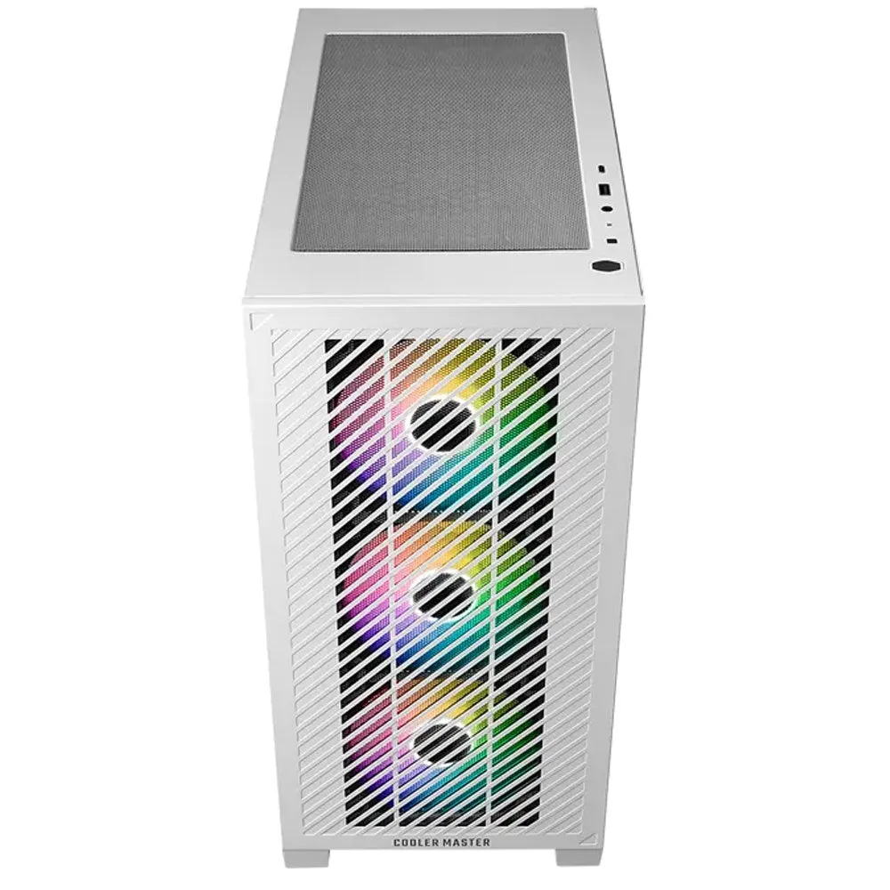 Cooler Master Elite 301 White ARGB Mid-Tower Case