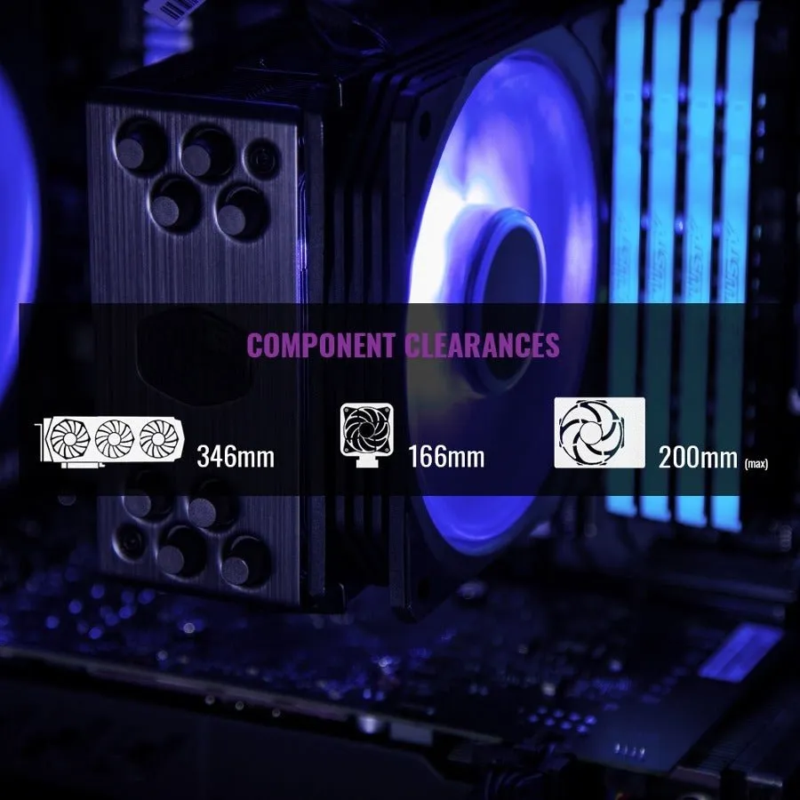 Cooler Master MCB-NR400-KG5N-S00 MasterBox NR400 Mid Tower ATX Case