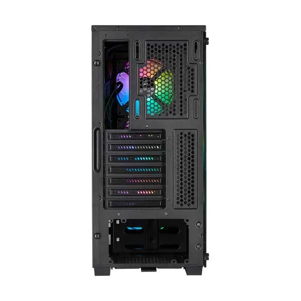 CORSAIR CC-9011173-WW iCUE 220T RGB Airflow Tempered Glass ATX Mid-Tower Smart Case