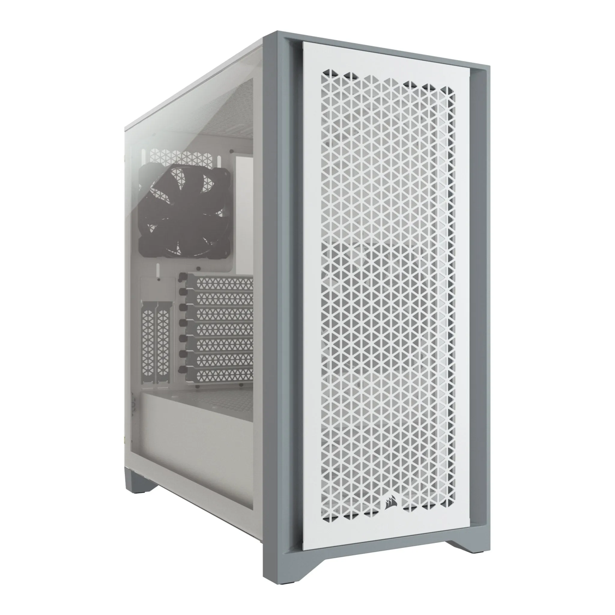 CORSAIR CC-9011201-WW 4000D AIRFLOW Tempered Glass White Mid-Tower ATX Case