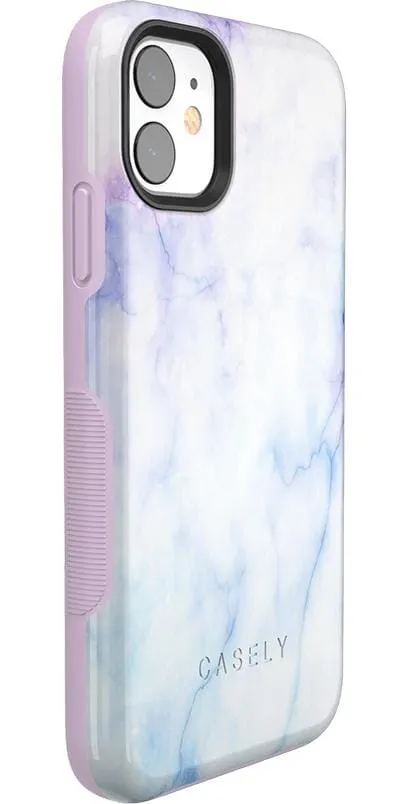 Cotton Candy | Blue & Purple Marble Case