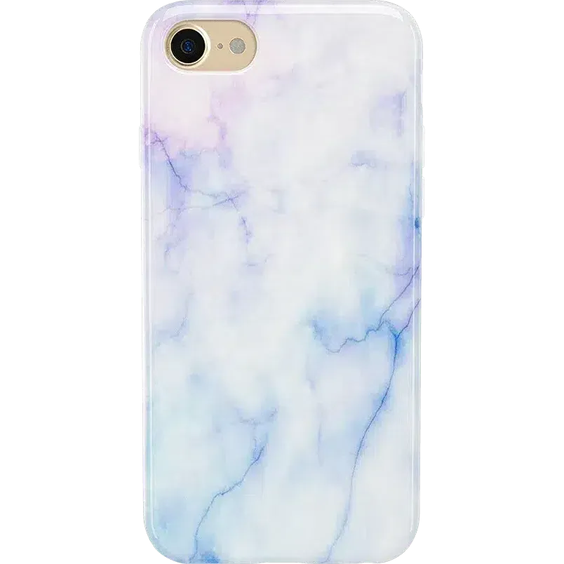 Cotton Candy | Blue & Purple Marble Case