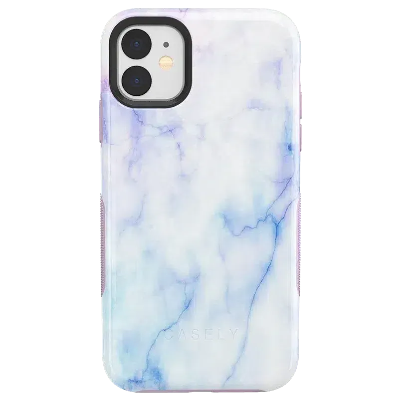 Cotton Candy | Blue & Purple Marble Case