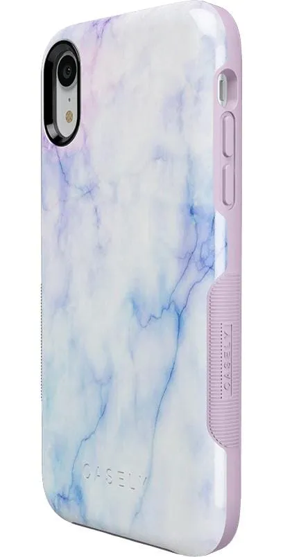 Cotton Candy | Blue & Purple Marble Case