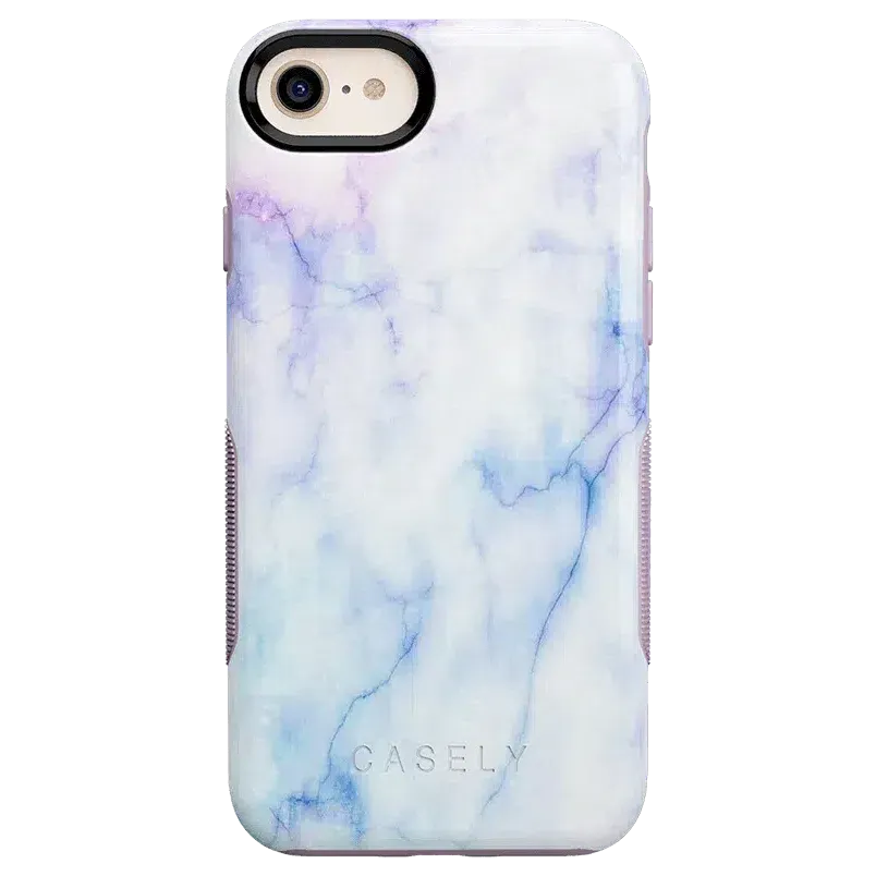 Cotton Candy | Blue & Purple Marble Case