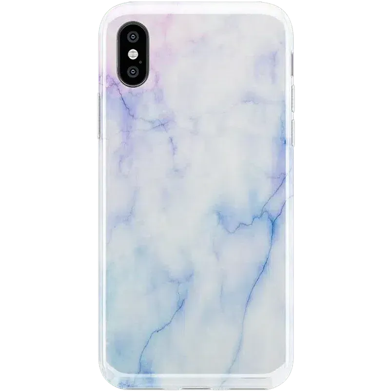 Cotton Candy | Blue & Purple Marble Case