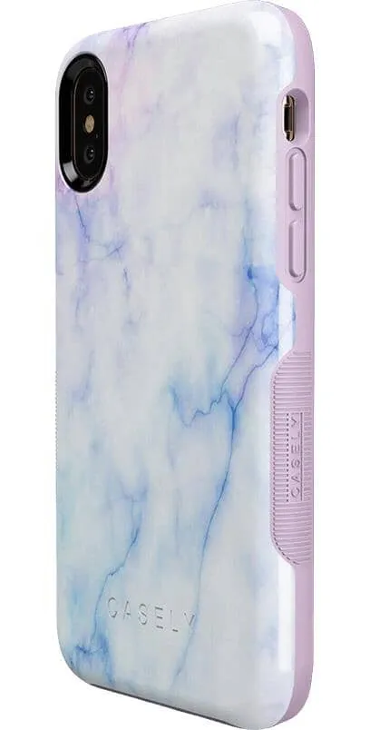 Cotton Candy | Blue & Purple Marble Case