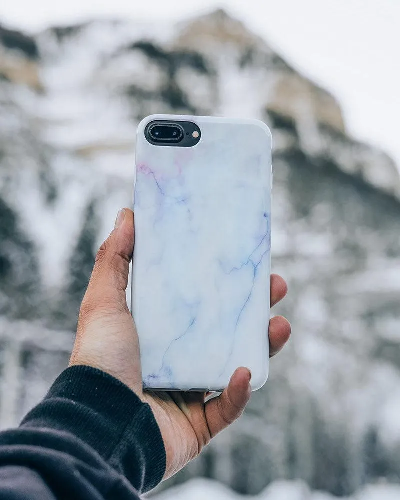 Cotton Candy | Blue & Purple Marble Case
