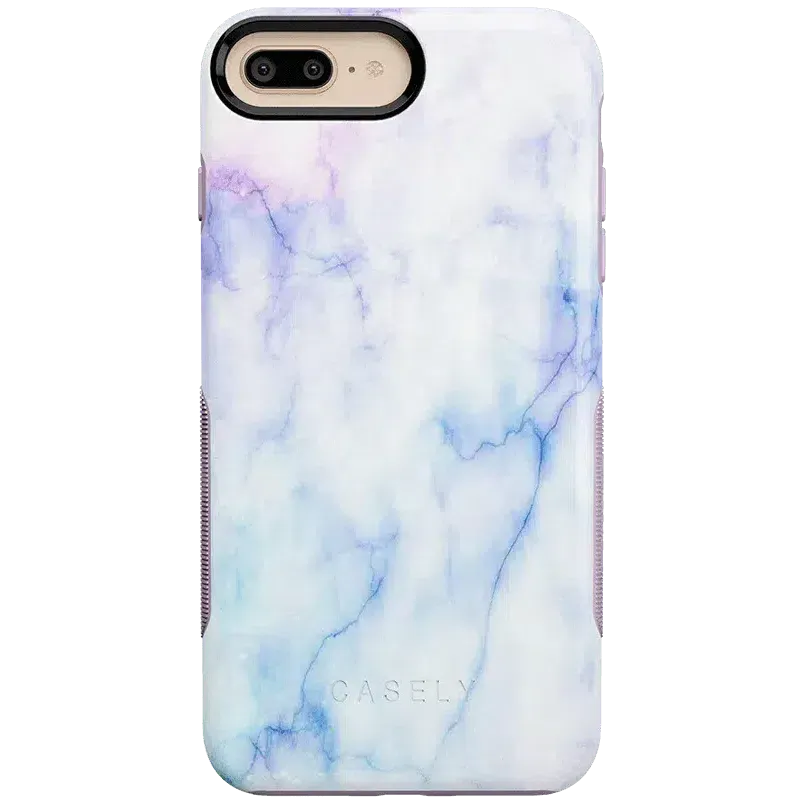 Cotton Candy | Blue & Purple Marble Case