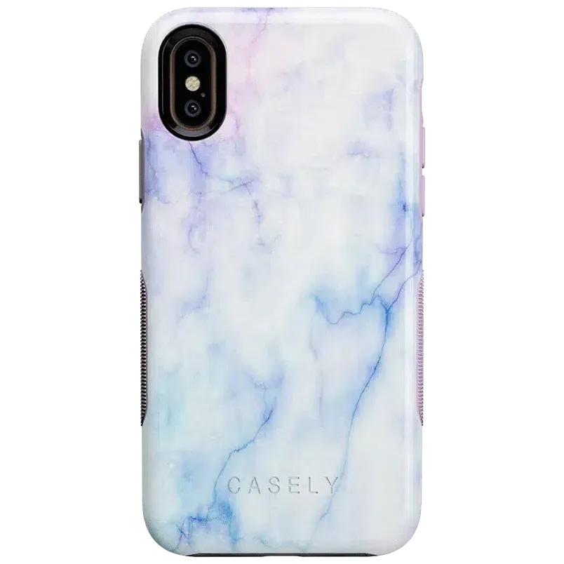 Cotton Candy | Blue & Purple Marble Case