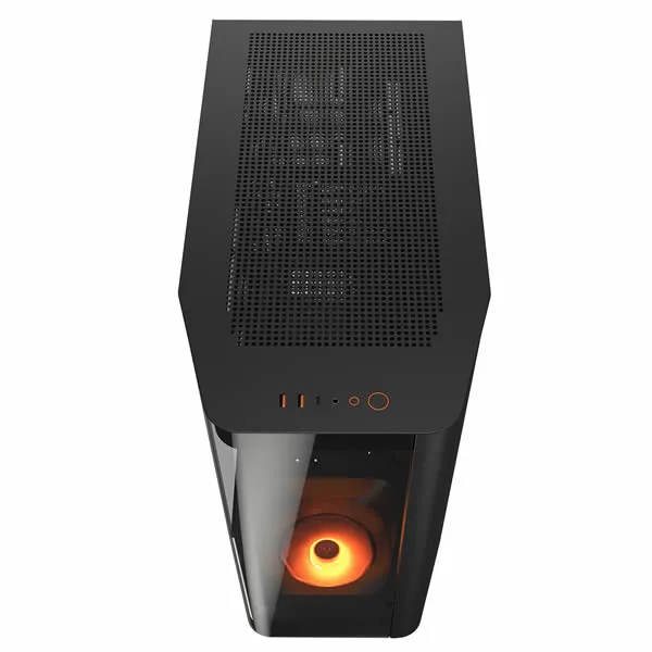 Cougar | FV270 | ARGB Mid Tower E-ATX Case with Tempered, Curved Glass - Black