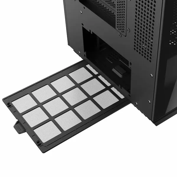 Cougar | FV270 | ARGB Mid Tower E-ATX Case with Tempered, Curved Glass - Black