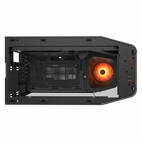Cougar | FV270 | ARGB Mid Tower E-ATX Case with Tempered, Curved Glass - Black