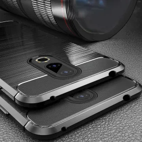 cover for meizu 16th/Meizu 16 Case Carbon Fiber PC Bumper Silicone Back Shockproof Case for Meizu 16th case cover soft case