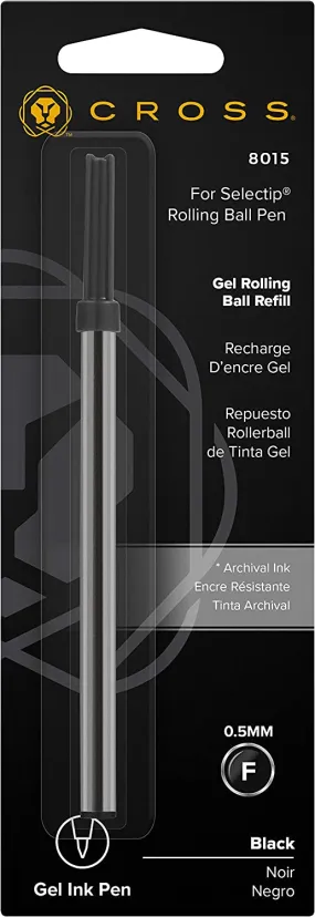 Cross Selectip 8015 Rollerball Refill Gel Ink 0.5 mm Black