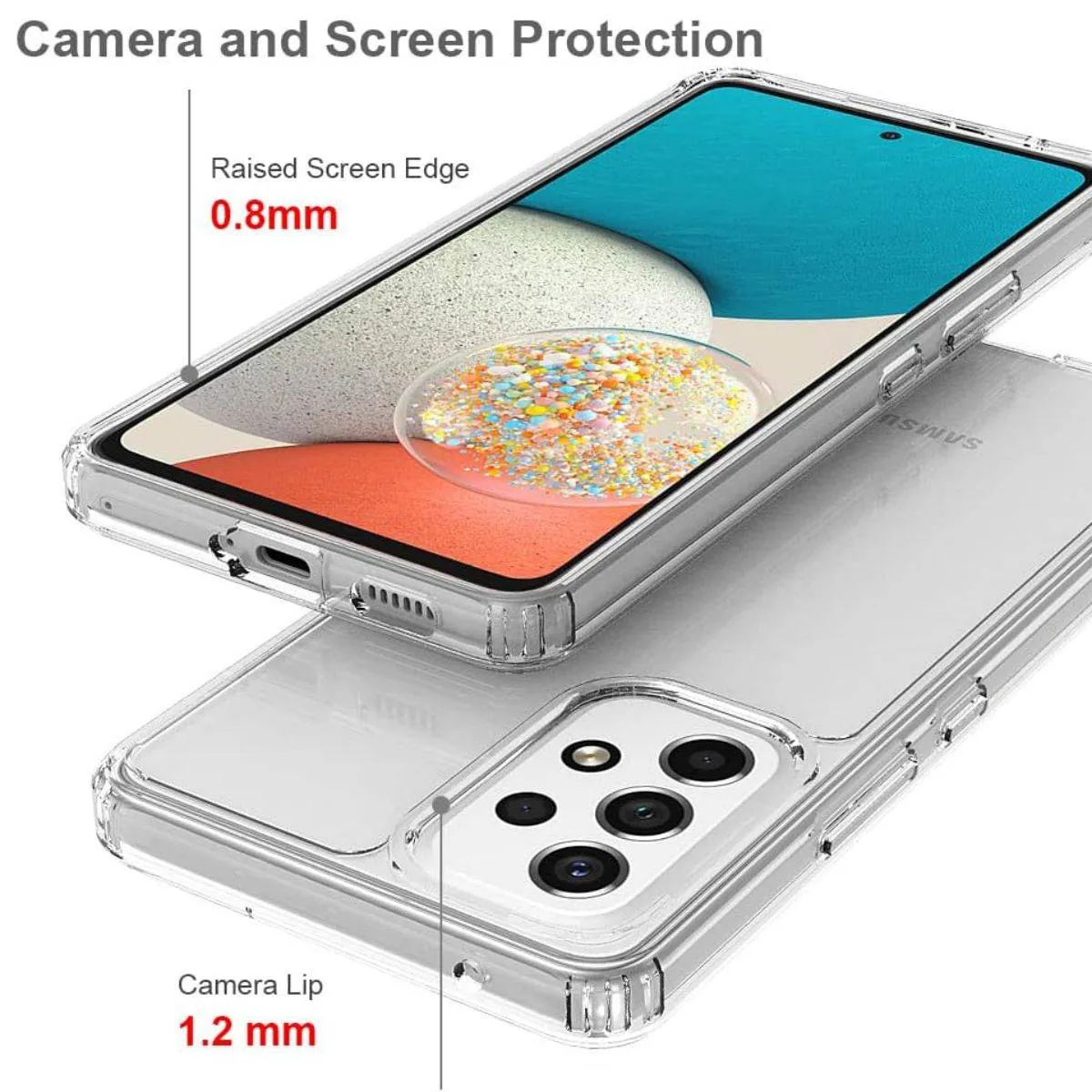 Crystal Armor Series Samsung Clear Shockproof Case