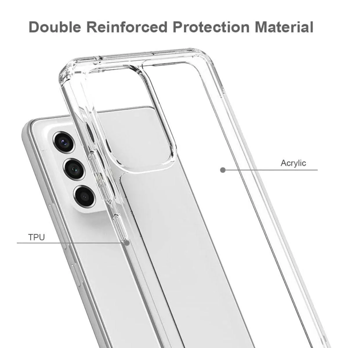 Crystal Armor Series Samsung Clear Shockproof Case