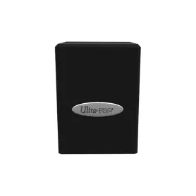 Deckbox: Satin Cube 100  Solid- Black, Jet