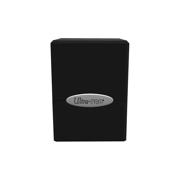 Deckbox: Satin Cube 100  Solid- Black, Jet