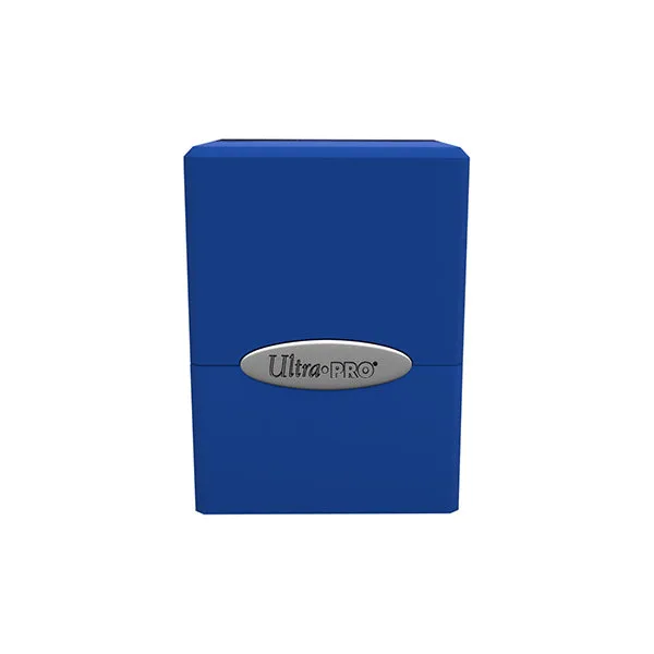 Deckbox: Satin Cube 100  Solid- Blue, Pacific