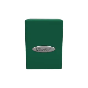 Deckbox: Satin Cube 100  Solid- Green, Forest