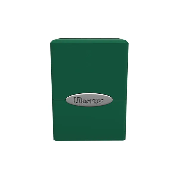 Deckbox: Satin Cube 100  Solid- Green, Forest